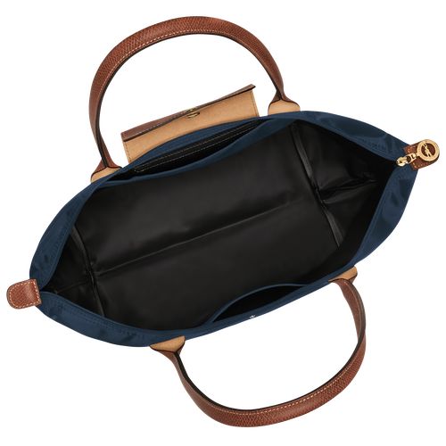 Bolsa De Hombro long champ Le Pliage Original L Tote Recycled canvas Mujer Azul Marino | COOK7601