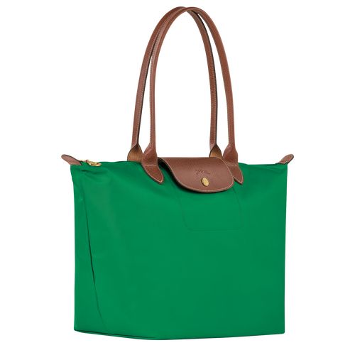 Bolsa De Hombro long champ Le Pliage Original L Tote Recycled canvas Mujer Verde | CODF7605