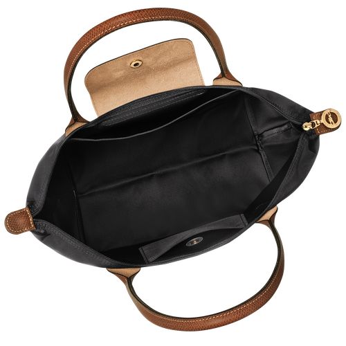 Bolsa De Hombro long champ Le Pliage Original M Tote Recycled canvas Mujer Negras | COGS7607