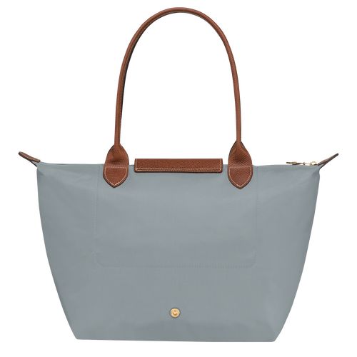 Bolsa De Hombro long champ Le Pliage Original M Tote Recycled canvas Mujer Steel | COKO7610