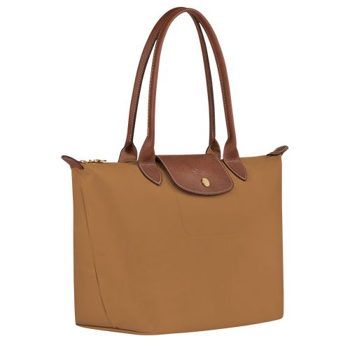 Bolsa De Hombro long champ Le Pliage Original M Tote Recycled canvas Mujer Fawn | COLI7611