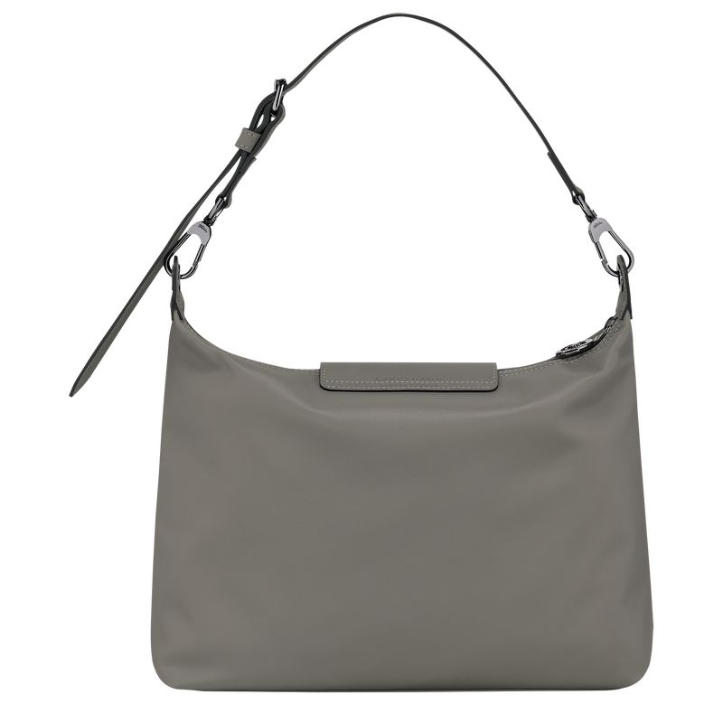 Bolsa De Hombro long champ Le Pliage Xtra M Hobo Leather Mujer Turtledove | COBE7517