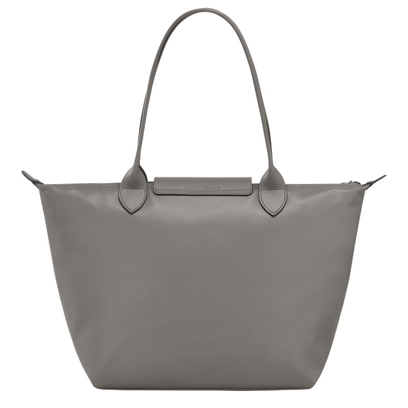 Bolsa De Hombro long champ Le Pliage Xtra M Tote Leather Mujer Turtledove | COLI7559