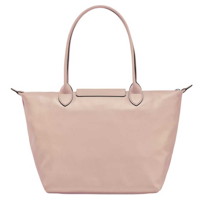 Bolsa De Hombro long champ Le Pliage Xtra M Tote Leather Mujer Nude | COXY7561