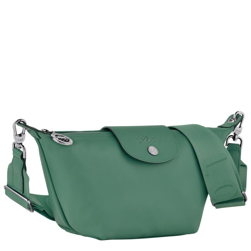 Bolsa De Hombro long champ Le Pliage Xtra XS Crossbody Leather Mujer Sage | CONW7568