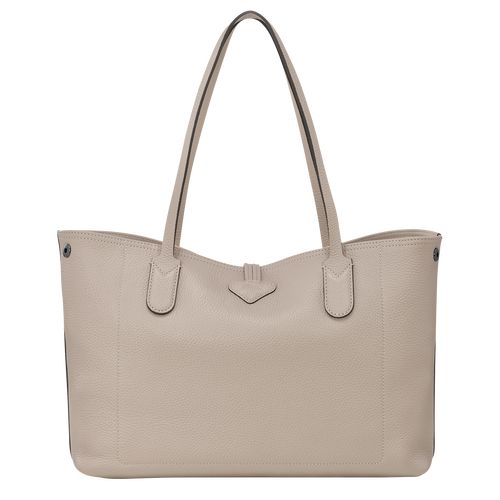 Bolsa De Hombro long champ Le Roseau Essential L Tote Leather Mujer Clay | COYX7587