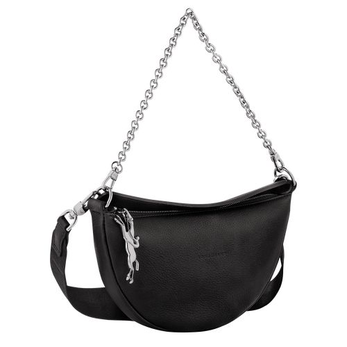 Bolsa De Hombro long champ Smile S Crossbody Leather Mujer Negras | COOK7584