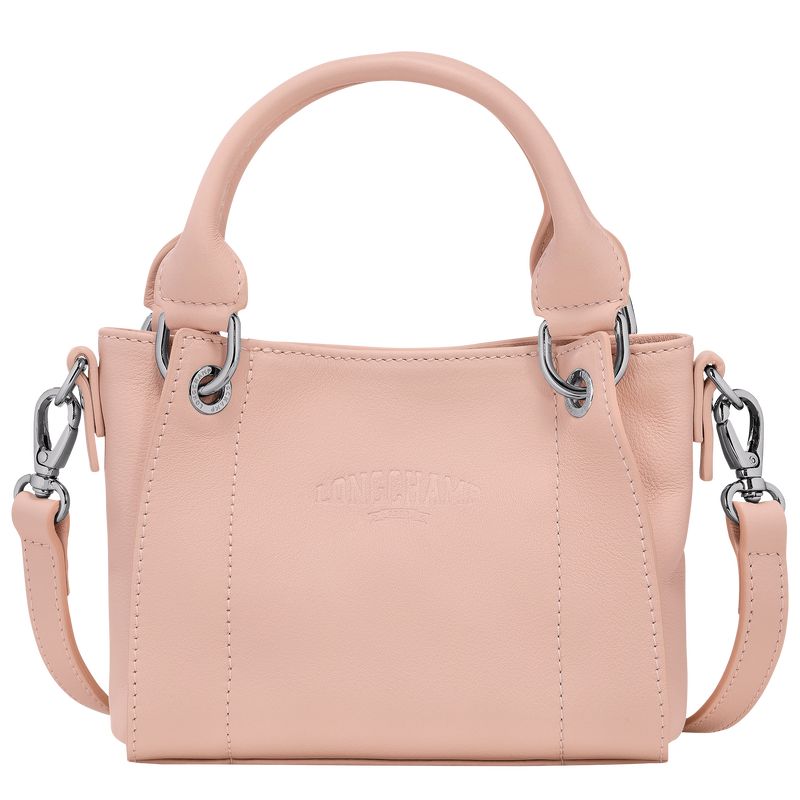 Bolsa de Mano long champ 3D XS Leather Mujer Nude | COPJ7238