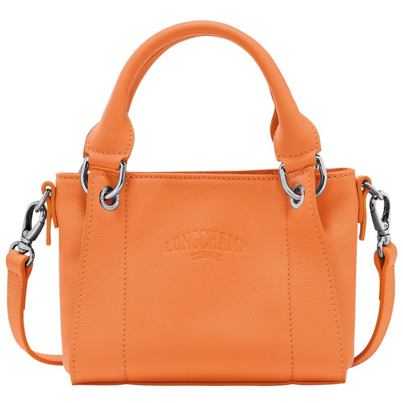 Bolsa de Mano long champ 3D XS Leather Mujer Naranjas | COAH7239