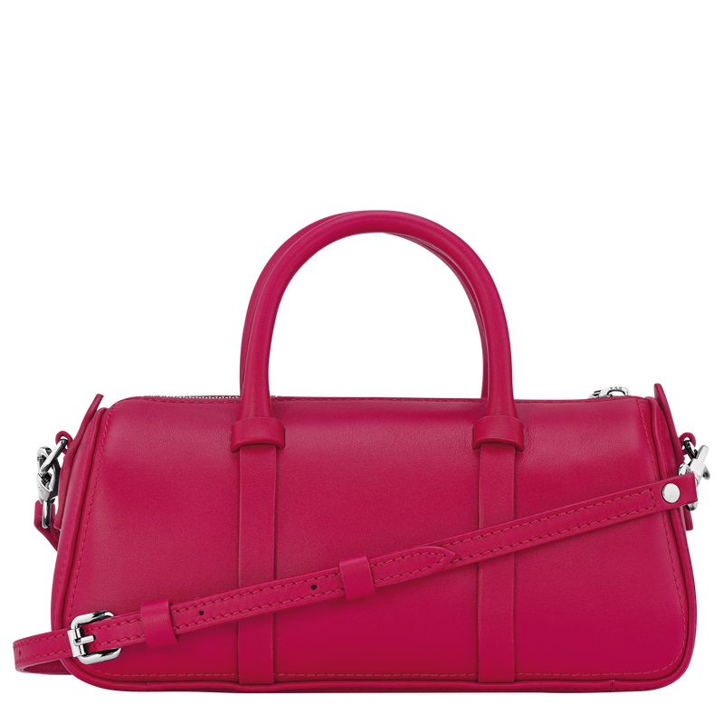 Bolsa de Mano long champ Daylong S Leather Mujer Beetroot | COPJ7271