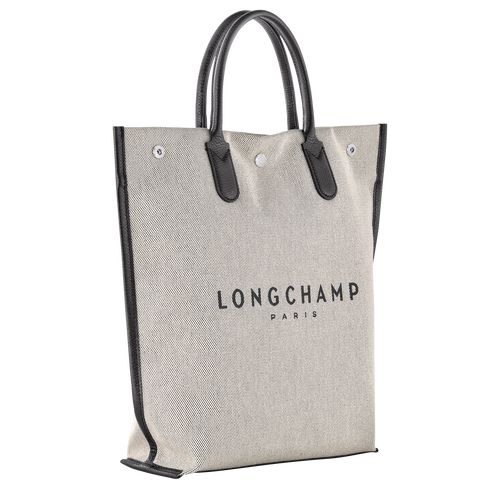 Bolsa de Mano long champ Essential M Tote Canvas Hombre Ecru | COTC8949