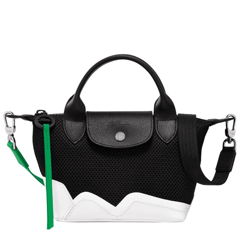 Bolsa de Mano long champ Le Pliage Collection XS Canvas Mujer Negras | CONW7149