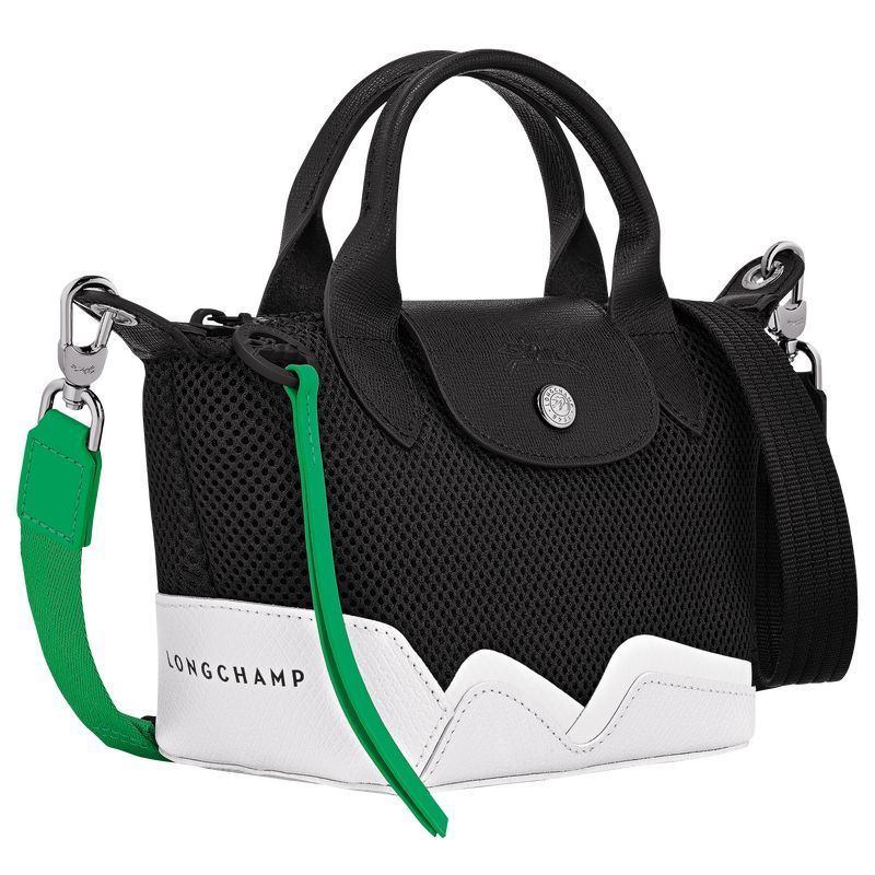 Bolsa de Mano long champ Le Pliage Collection XS Canvas Hombre Negras | COQM8892