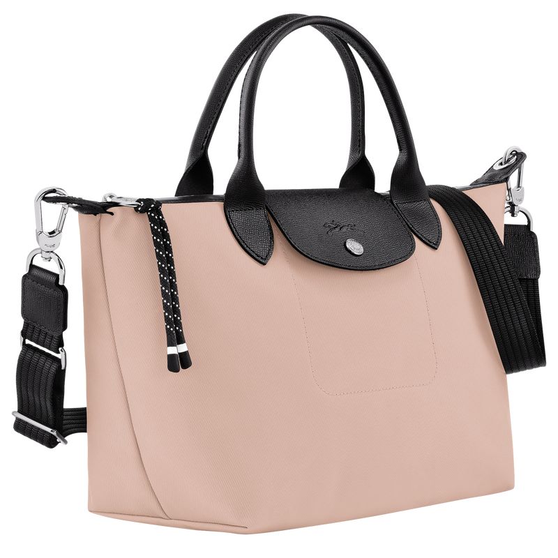 Bolsa de Mano long champ Le Pliage Energy S Recycled canvas Mujer Nude | COQM7177