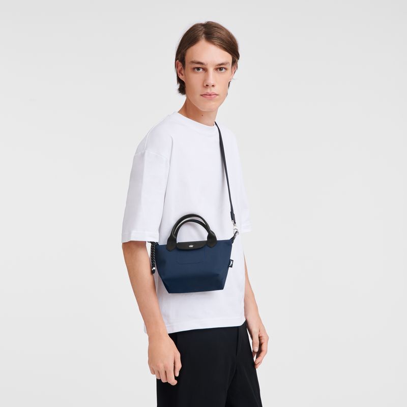 Bolsa de Mano long champ Le Pliage Energy XS Recycled canvas Mujer Azul Marino | COIL7184