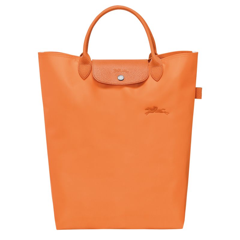 Bolsa de Mano long champ Le Pliage Green M Tote Canvas Hombre Naranjas | COSG8904