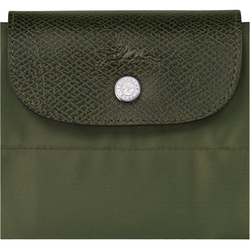 Bolsa de Mano long champ Le Pliage Green M Tote Canvas Hombre Forest | COFD8906