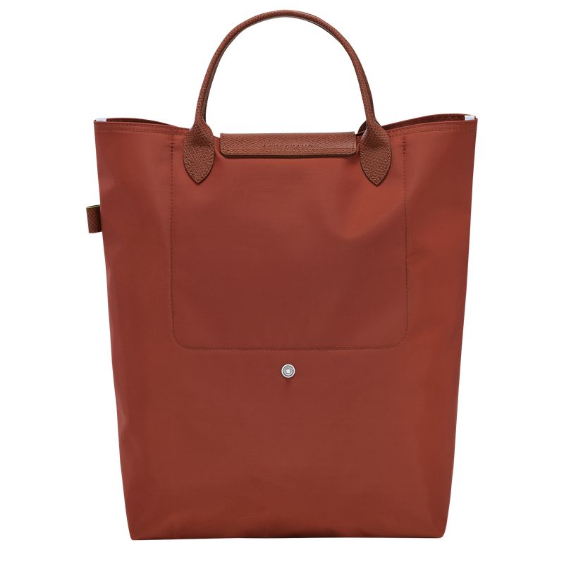 Bolsa de Mano long champ Le Pliage Green M Tote Canvas Hombre Chestnut | COGS8907