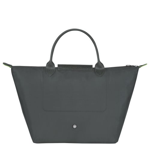 Bolsa de Mano long champ Le Pliage Green M Recycled canvas Mujer Graphite | COSG7344