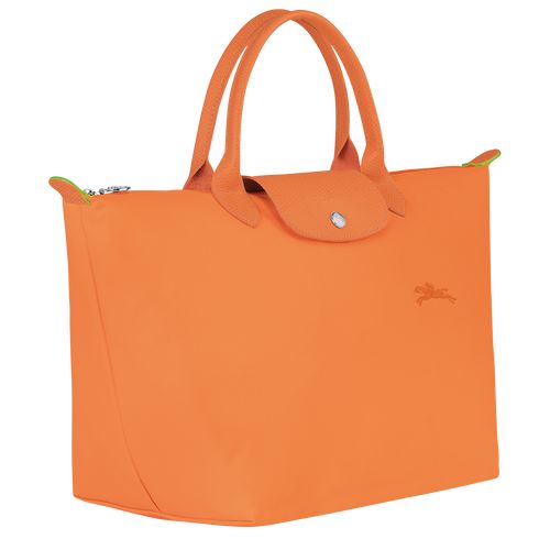 Bolsa de Mano long champ Le Pliage Green M Recycled canvas Mujer Naranjas | CODF7345