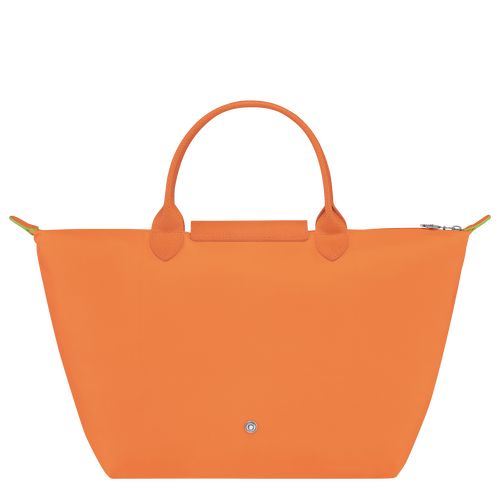 Bolsa de Mano long champ Le Pliage Green M Recycled canvas Mujer Naranjas | CODF7345