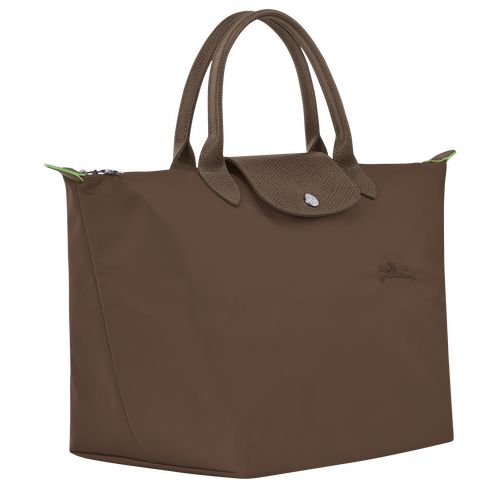 Bolsa de Mano long champ Le Pliage Green M Recycled canvas Mujer Terra | COFD7346