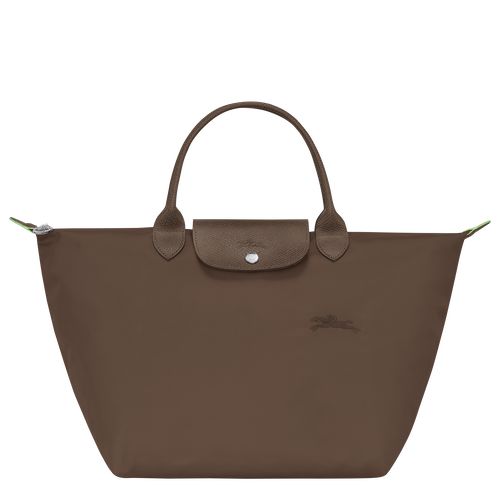 Bolsa de Mano long champ Le Pliage Green M Recycled canvas Mujer Terra | COFD7346