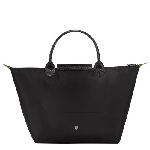 Bolsa de Mano long champ Le Pliage Green M Recycled canvas Mujer Negras | COKO7350