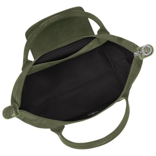 Bolsa de Mano long champ Le Pliage Green S Recycled canvas Mujer Forest | COBE7356