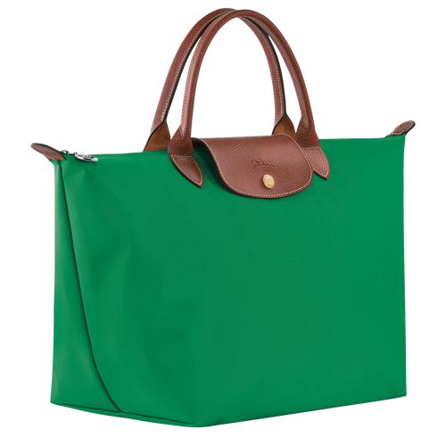 Bolsa de Mano long champ Le Pliage Original M Recycled canvas Mujer Verde | COTC7328