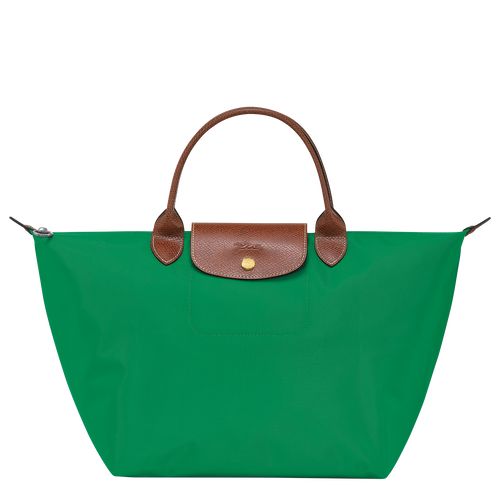 Bolsa de Mano long champ Le Pliage Original M Recycled canvas Mujer Verde | COTC7328