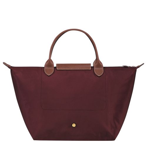 Bolsa de Mano long champ Le Pliage Original M Recycled canvas Mujer Burdeos | CORV7329