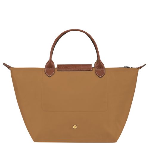 Bolsa de Mano long champ Le Pliage Original M Recycled canvas Mujer Fawn | COEB7330