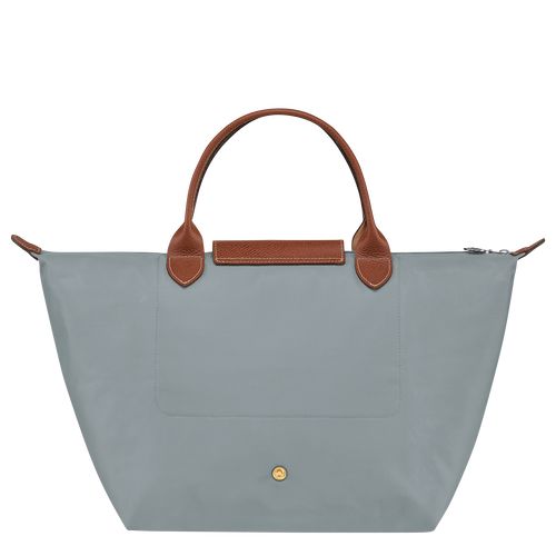 Bolsa de Mano long champ Le Pliage Original M Recycled canvas Mujer Steel | COWN7331