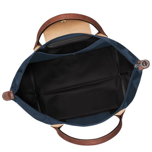 Bolsa de Mano long champ Le Pliage Original M Recycled canvas Mujer Azul Marino | COQM7333