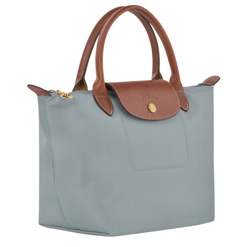 Bolsa de Mano long champ Le Pliage Original S Recycled canvas Mujer Steel | COUZ7339