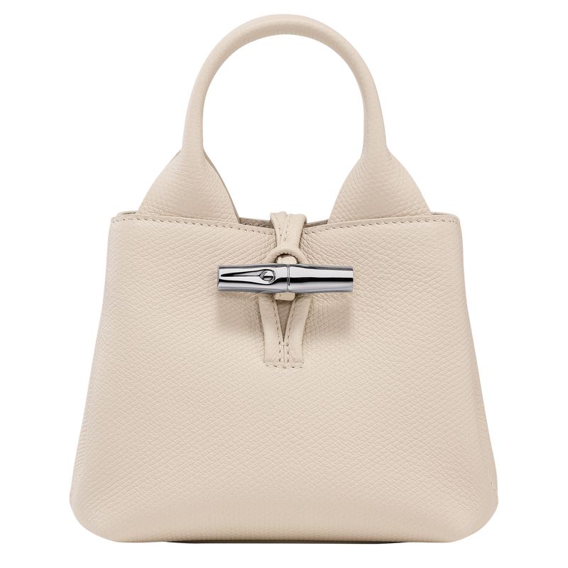 Bolsa de Mano long champ Le Roseau XS Leather Mujer Paper | COJP7297