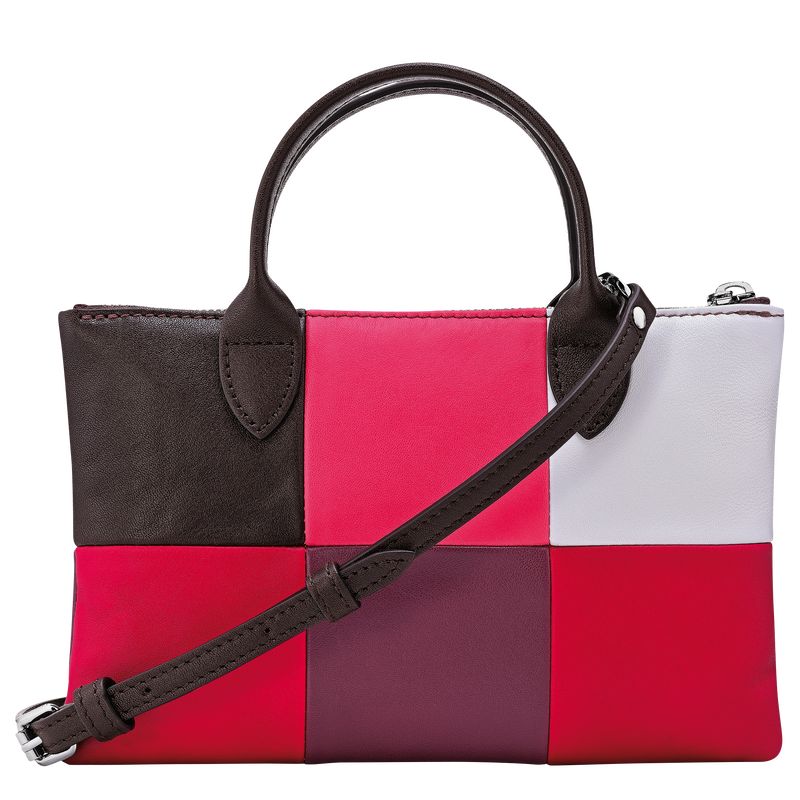 Bolsa de Mano long champ Re-play XS Leather Mujer Eggplant | COUZ7287