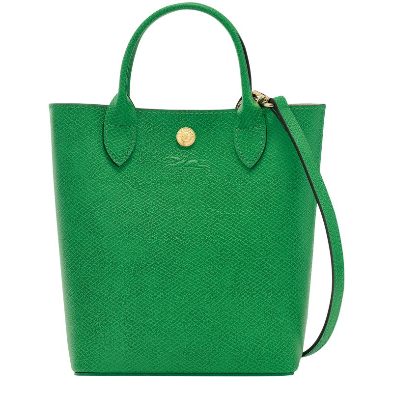 Bolsa de Mano long champ Épure XS Tote Leather Mujer Verde | COVR7258