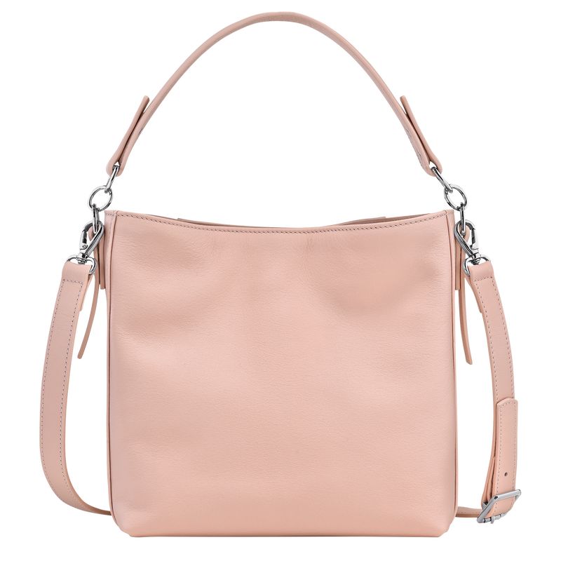 Bolsas Hombro long champ 3D S Leather Mujer Nude | COMQ7410