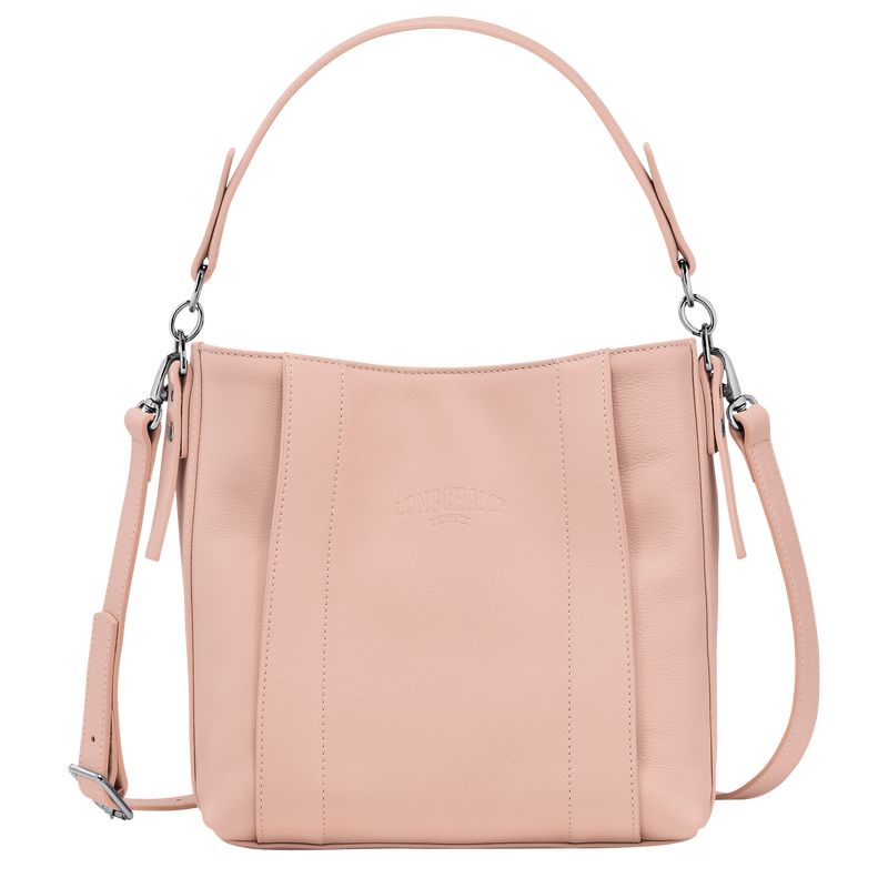 Bolsas Hombro long champ 3D S Leather Mujer Nude | COMQ7410