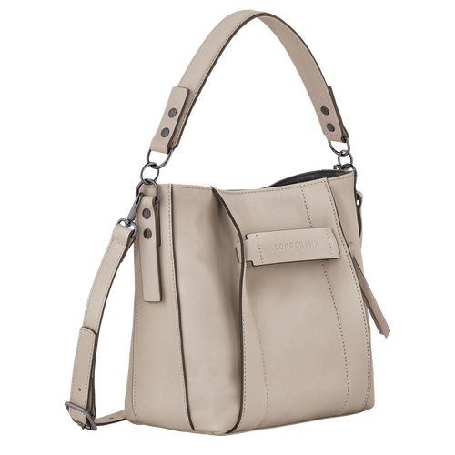 Bolsas Hombro long champ 3D S Leather Mujer Clay | CORV7492