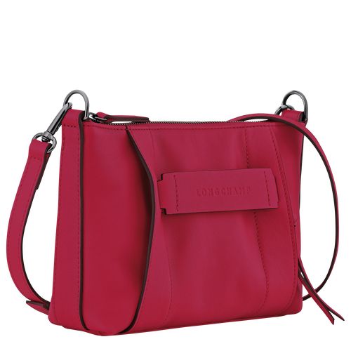 Bolsas Hombro long champ 3D S Leather Mujer Magenta | COTC7493