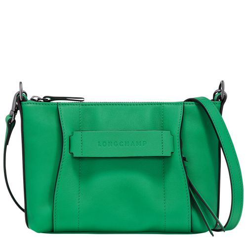 Bolsas Hombro long champ 3D S Leather Mujer Verde | COUZ7495