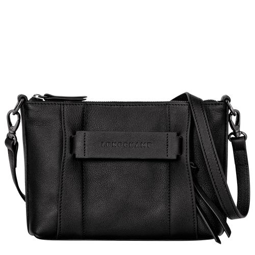 Bolsas Hombro long champ 3D S Leather Mujer Negras | COOK7497