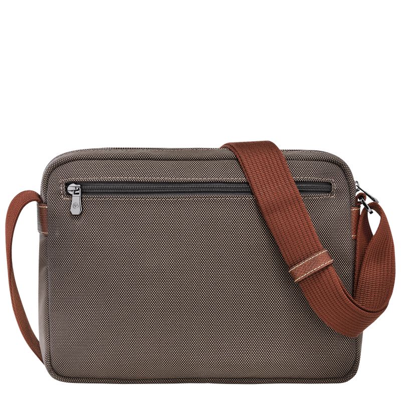 Bolsas Hombro long champ Boxford M Camera Recycled canvas Hombre Marrones | COLI8822