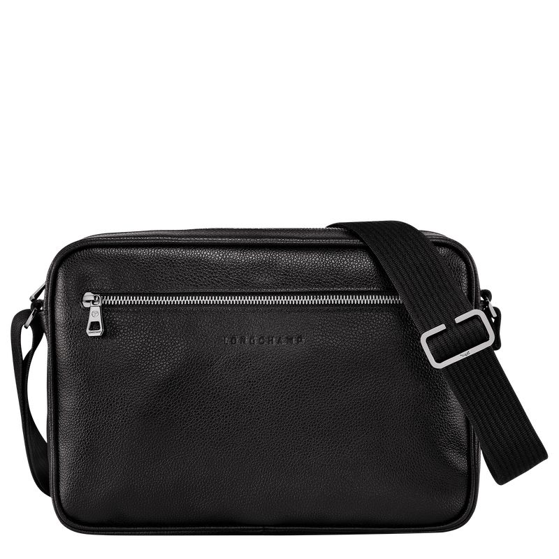 Bolsas Hombro long champ Le FoulonnÉ M Camera Leather Hombre Negras | CONW8816