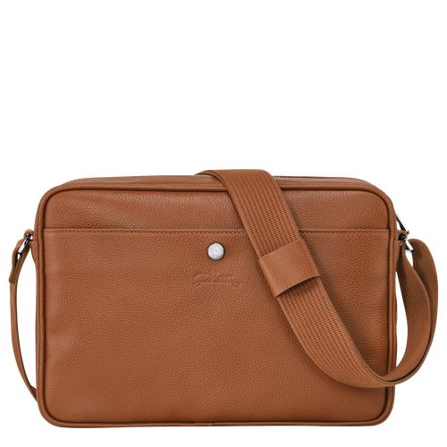 Bolsas Hombro long champ Le FoulonnÉ M Camera Leather Hombre Caramel | COHA8825