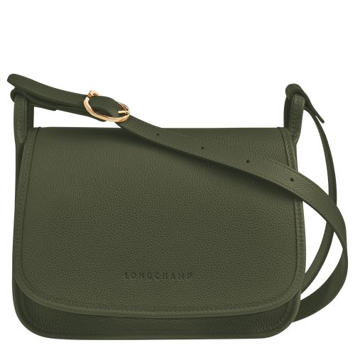 Bolsas Hombro long champ Le FoulonnÉ M Leather Mujer Kaki | COFD7502