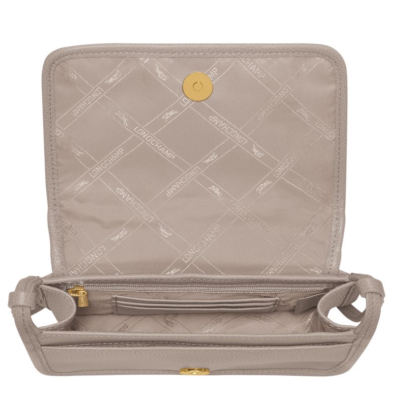 Bolsas Hombro long champ Le FoulonnÉ XS Clutch Leather Mujer Turtledove | COPJ7394